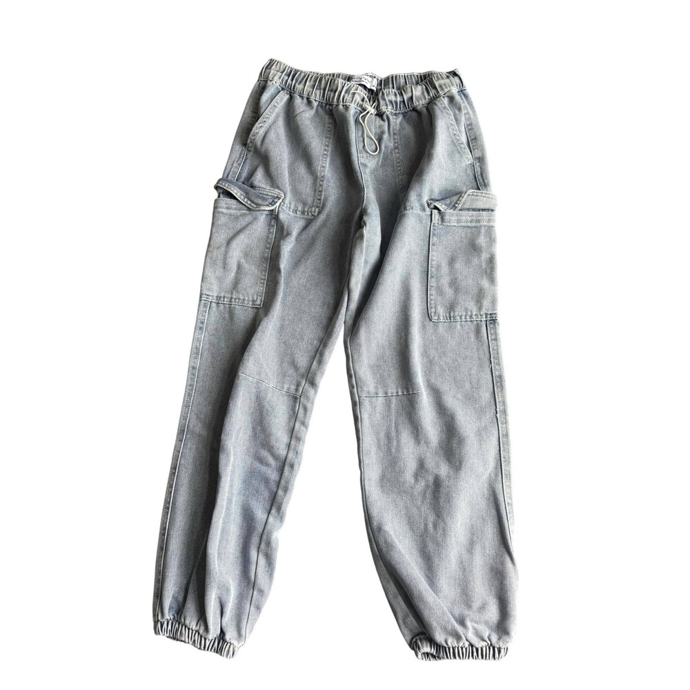 Vanilla Star Cozy Denim Joggers Size Small